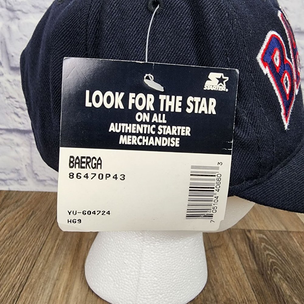 Cleveland Indians Carlos Baerga Starter SnapBack Hat Blue Embroidered NWT - Picture 4 of 12